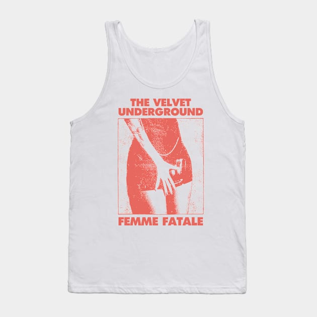 Velvet Underground - Femme Fanart Tank Top by fuzzdevil